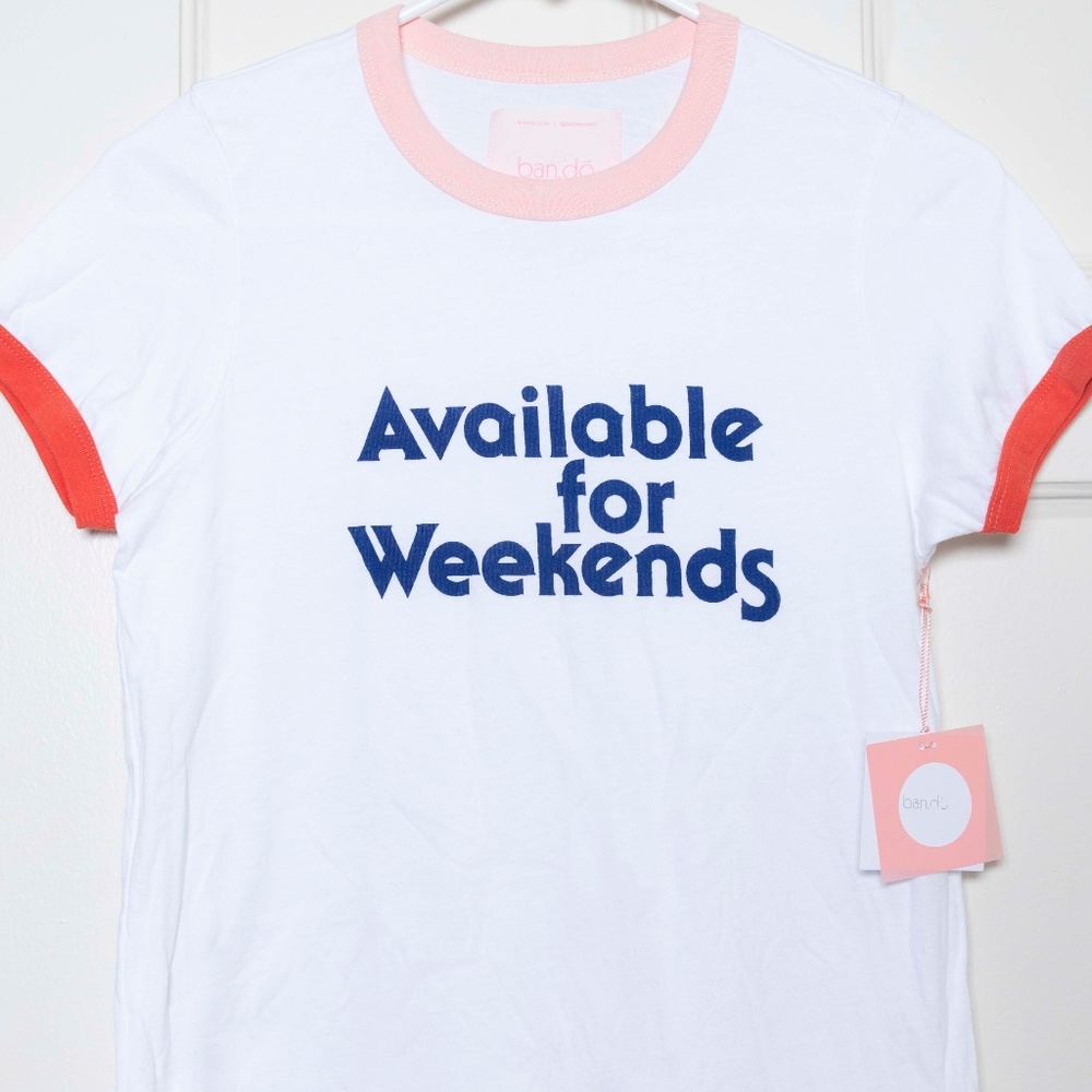 NWT BAN.DO WHITE TEE